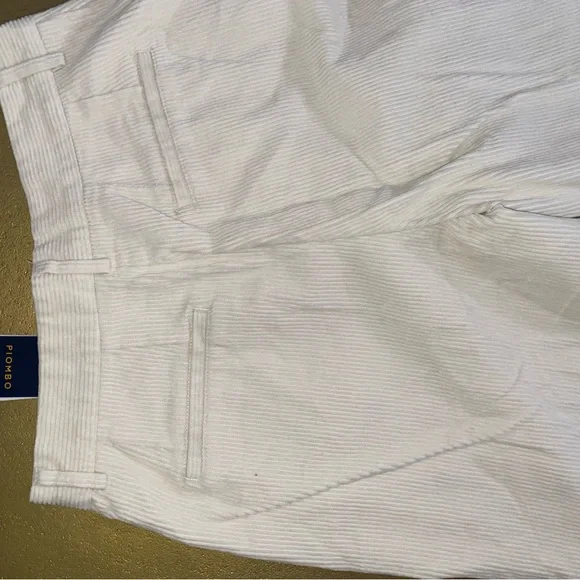 Piombo Cream Corduroy Trousers - NWT - Picture 8 of 8